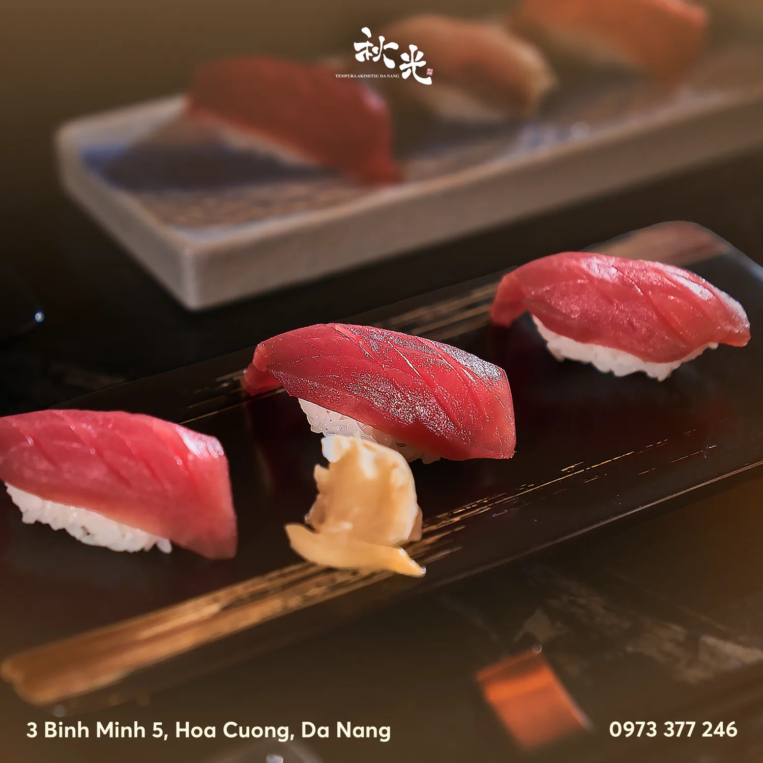 Sushi cá ngừ Akimitsu